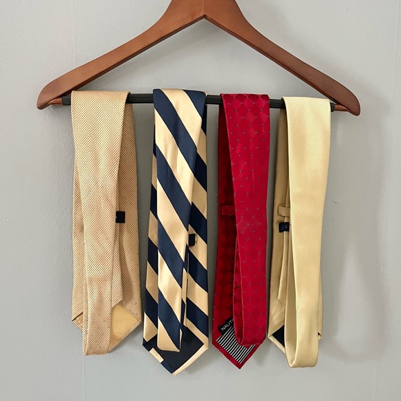 Nautica Mens Ties Bundle All 100% Silk - Picture 4 of 6